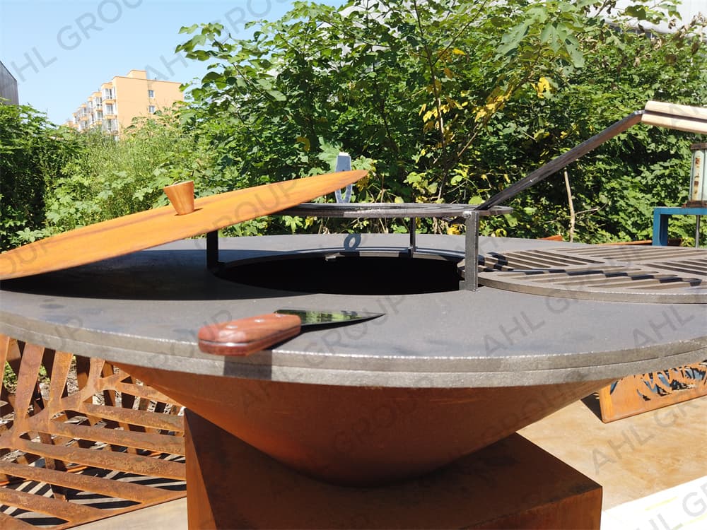 Hot Sale Corten Steel BBQ Grill For Sale Metal BBQ Grill