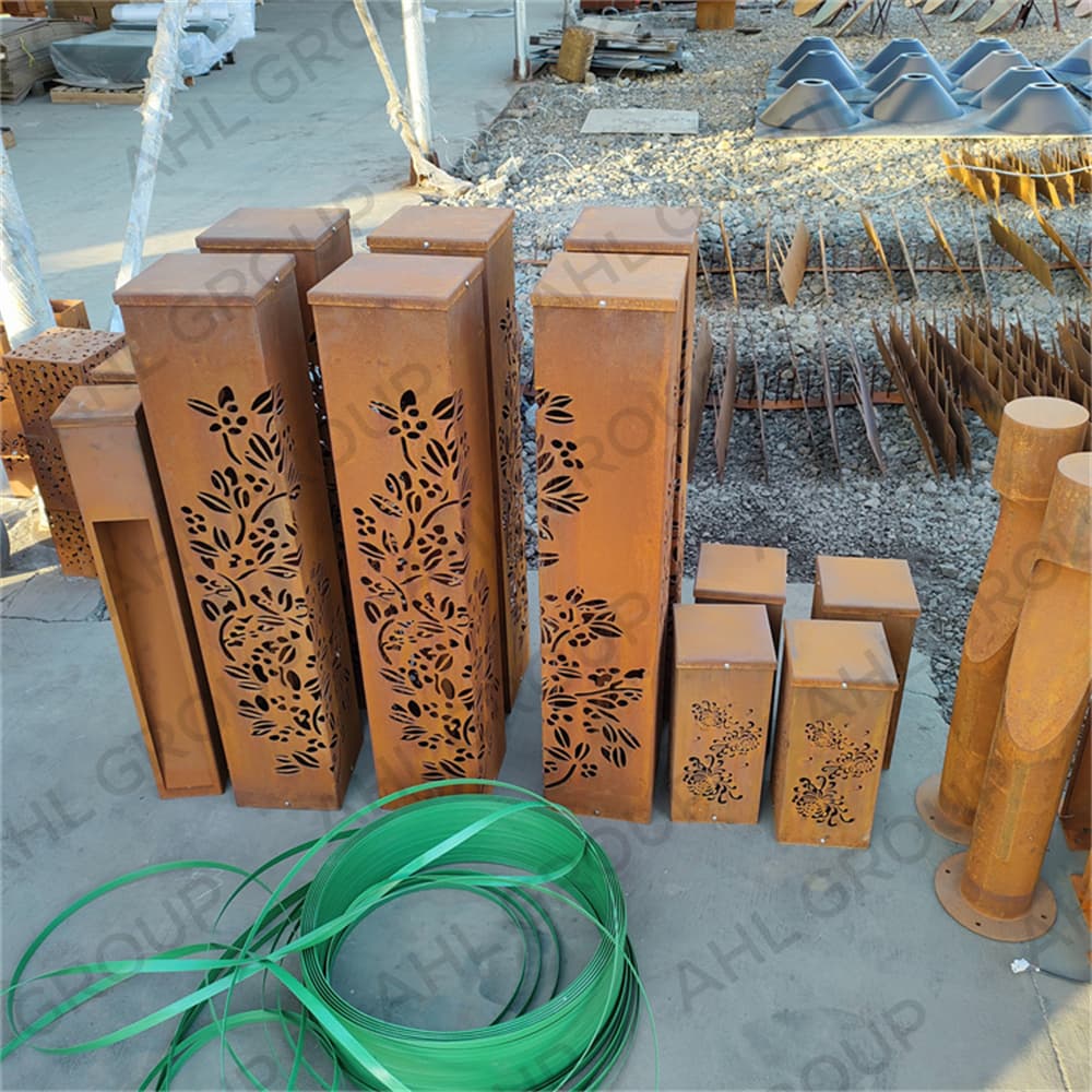 Wholesale High Quality Corten Steel Lights For Outdoor Path