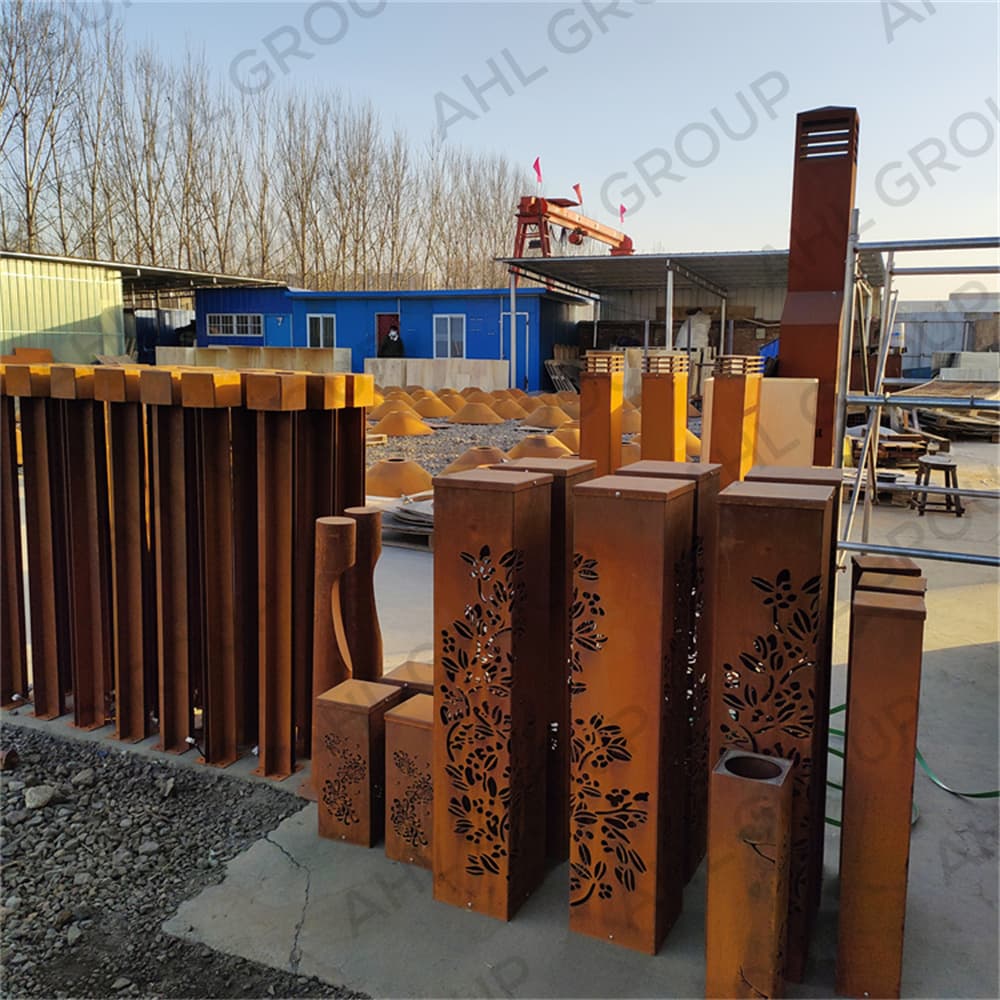 Wholesale High Quality Corten Steel Lights For Outdoor Path